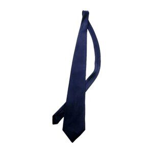 Vintage Mens Silk Tie Navy Blue One Size Classic Today's Man Necktie Italy Made
